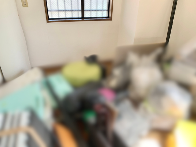こまごましたもので不用品が部屋いっぱいになりました