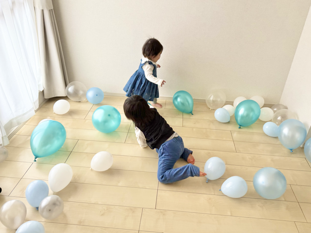 実際にバースデーフォトの撮影に使った窓際のスペース