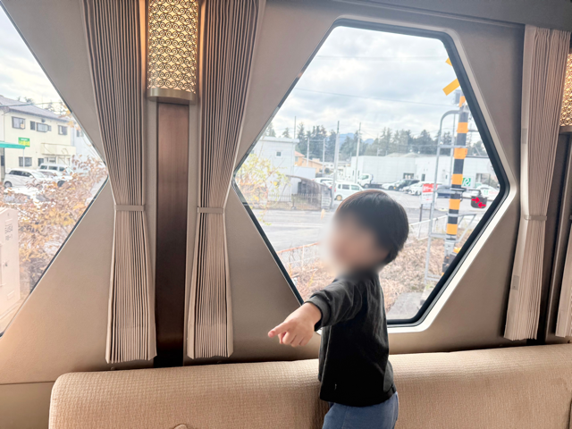 窓から踏切が見えると大興奮の3歳息子