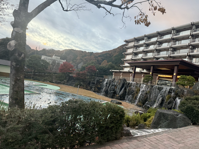 日光きぬ川ホテル三日月 部屋から花火を見ることもできました
