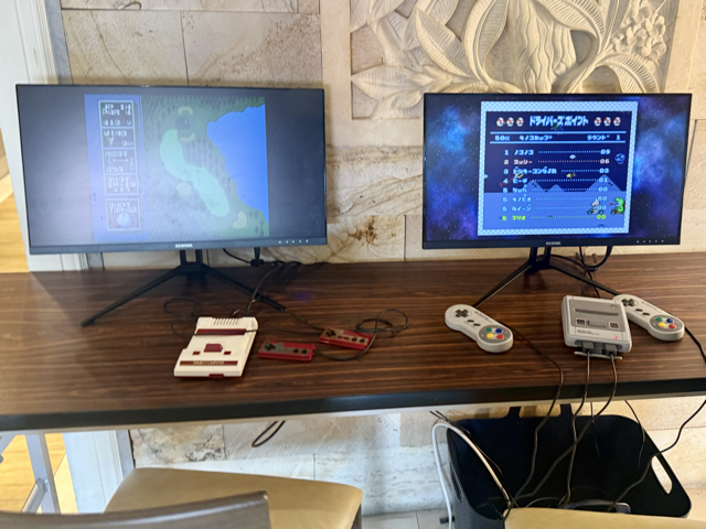 つい大人も夢中になりそうなゲーム機もありました